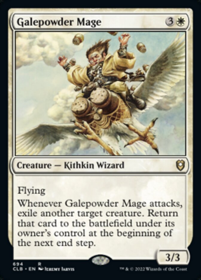 Galepowder Mage [Commander Legends: Battle for Baldur's Gate] | Gamers Paradise