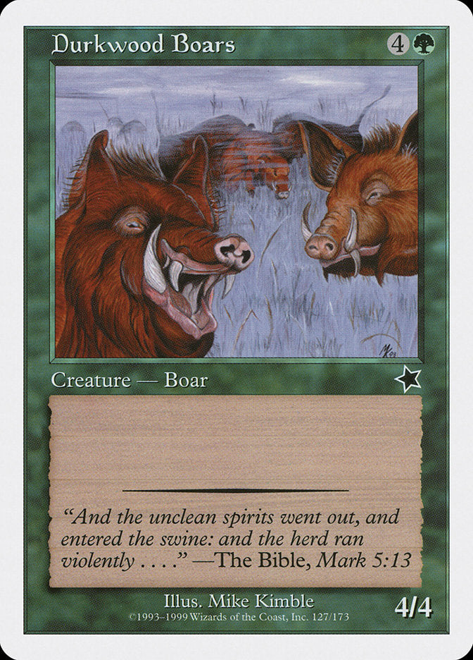 Durkwood Boars [Starter 1999] | Gamers Paradise