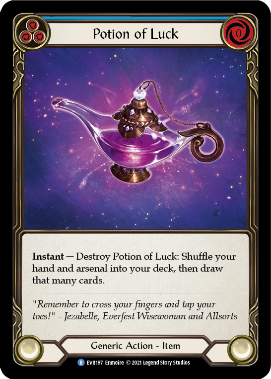 Potion of Luck [EVR187] (Everfest)  1st Edition Cold Foil | Gamers Paradise