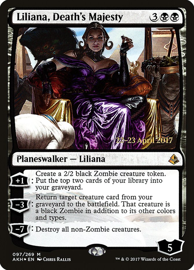 Liliana, Death's Majesty [Amonkhet Prerelease Promos] | Gamers Paradise