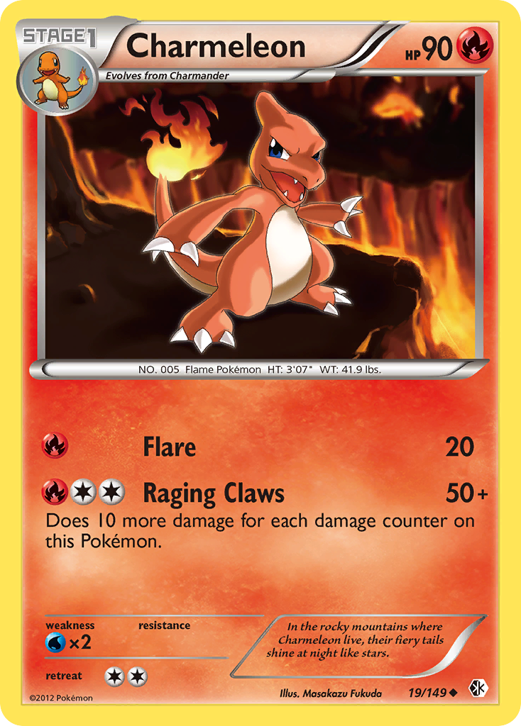 Charmeleon (19/149) [Black & White: Boundaries Crossed] | Gamers Paradise