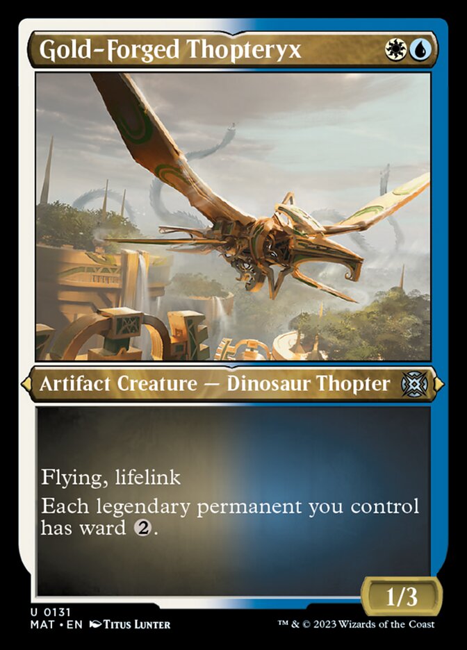 Gold-Forged Thopteryx (Foil Etched) [March of the Machine: The Aftermath] | Gamers Paradise