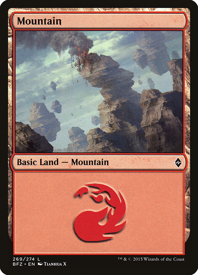 Mountain (269a) [Battle for Zendikar] | Gamers Paradise