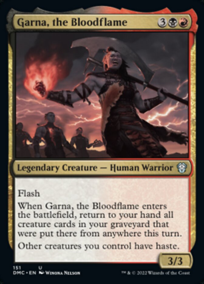 Garna, the Bloodflame [Dominaria United Commander] | Gamers Paradise