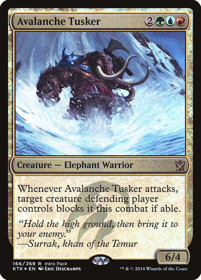 Avalanche Tusker (Intro Pack) [Khans of Tarkir Promos] | Gamers Paradise