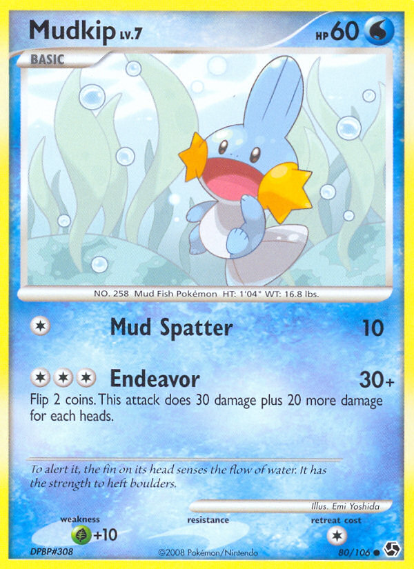 Mudkip (80/106) [Diamond & Pearl: Great Encounters] | Gamers Paradise