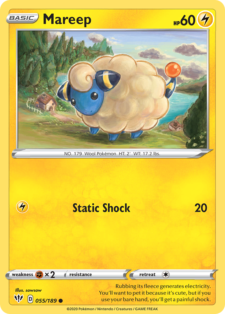 Mareep (055/189) [Sword & Shield: Darkness Ablaze] | Gamers Paradise