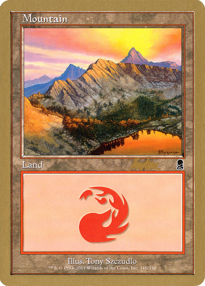 Mountain (bk346) (Brian Kibler) [World Championship Decks 2002] | Gamers Paradise