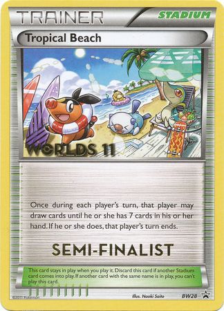 Tropical Beach (BW28) (Semi Finalist) [Black & White: Black Star Promos] | Gamers Paradise