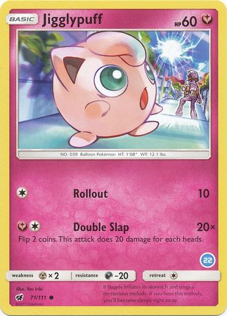 Jigglypuff (71/111) (Deck Exclusive #22) [Sun & Moon: Trainer Kit - Alolan Ninetales] | Gamers Paradise