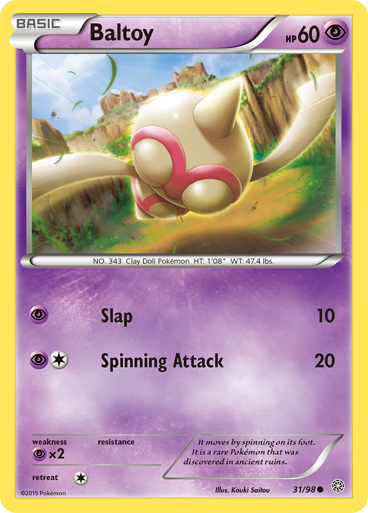 Baltoy (31/98) [XY: Ancient Origins] | Gamers Paradise