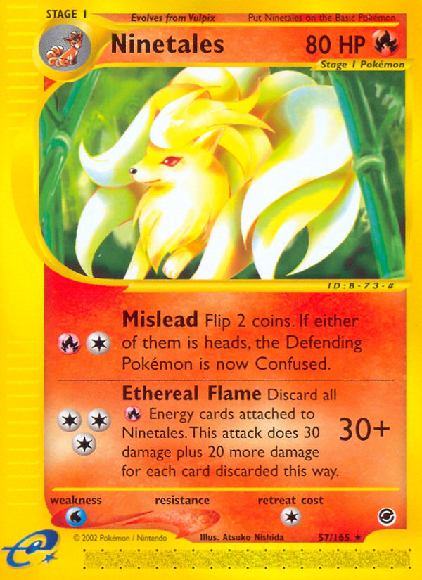 Ninetales (57/165) [Expedition: Base Set] | Gamers Paradise