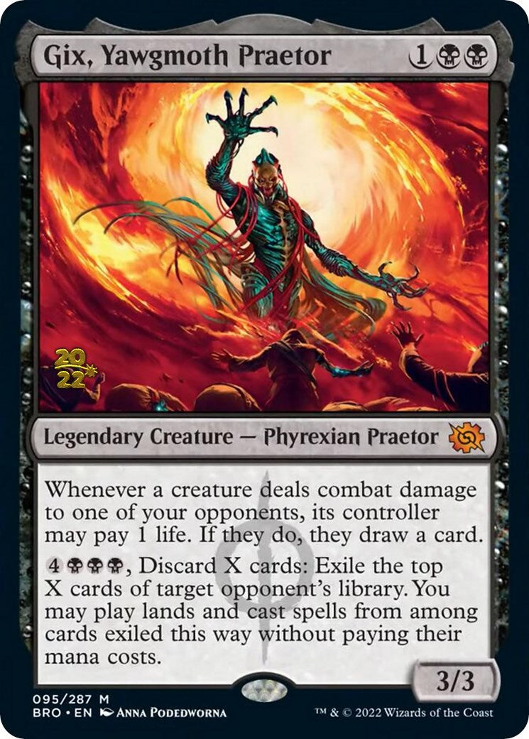 Gix, Yawgmoth Praetor [The Brothers' War Prerelease Promos] | Gamers Paradise