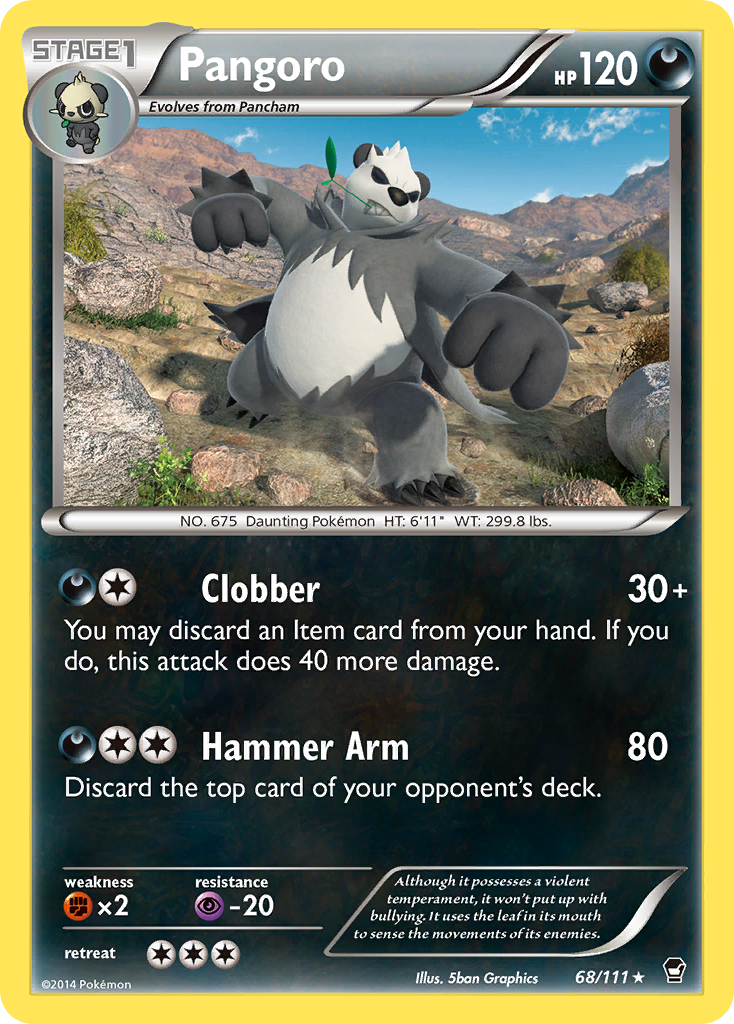 Pangoro (68/111) [XY: Furious Fists] | Gamers Paradise