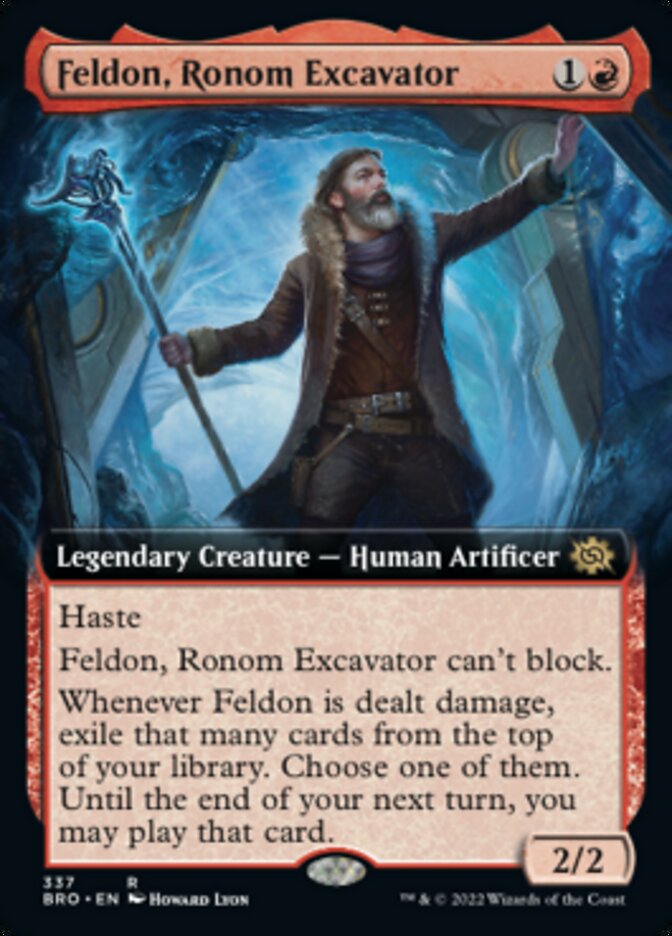 Feldon, Ronom Excavator (Extended Art) [The Brothers' War] | Gamers Paradise