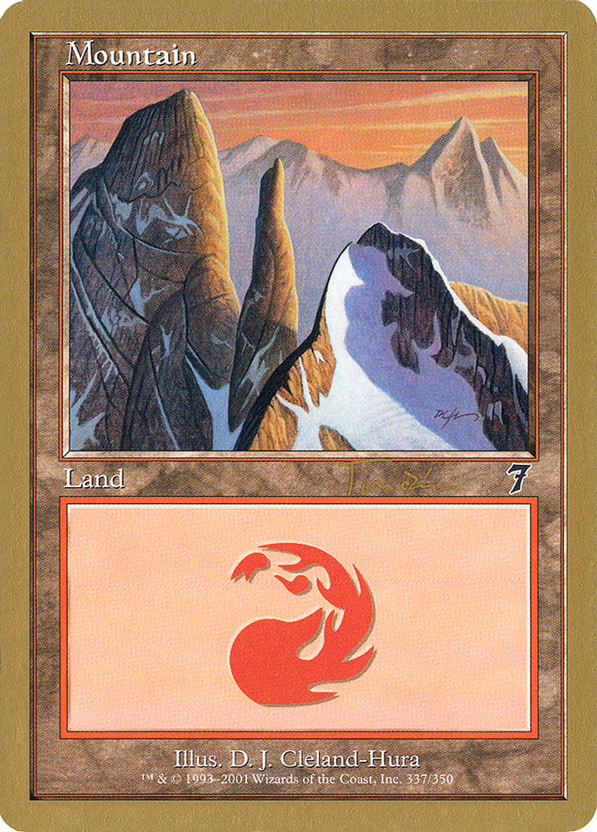 Mountain (jt337) (Jan Tomcani) [World Championship Decks 2001] | Gamers Paradise