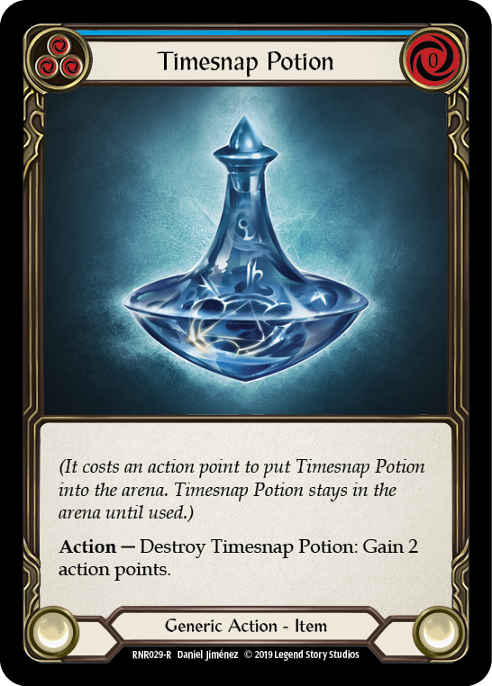 Timesnap Potion [RNR029-R] (Rhinar Hero Deck)  1st Edition Normal | Gamers Paradise