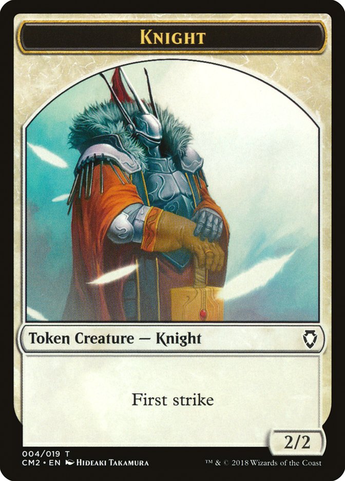 Knight Token [Commander Anthology Volume II Tokens] | Gamers Paradise