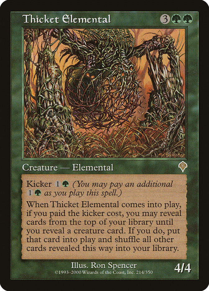 Thicket Elemental [Invasion] | Gamers Paradise