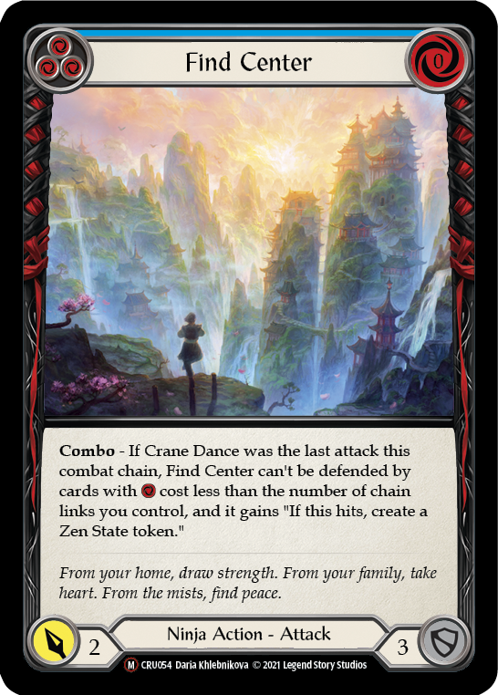 Find Center [U-CRU054-RF] Unlimited Rainbow Foil | Gamers Paradise