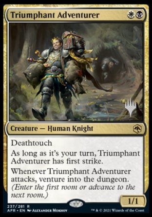 Triumphant Adventurer (Promo Pack) [Dungeons & Dragons: Adventures in the Forgotten Realms Promos] | Gamers Paradise