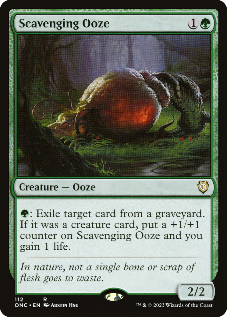Scavenging Ooze [Phyrexia: All Will Be One Commander] | Gamers Paradise