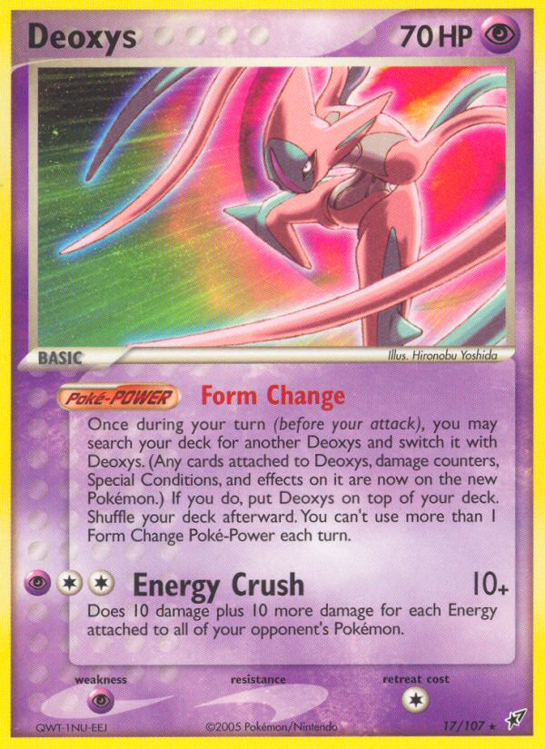 Deoxys (17/107) [EX: Deoxys] | Gamers Paradise