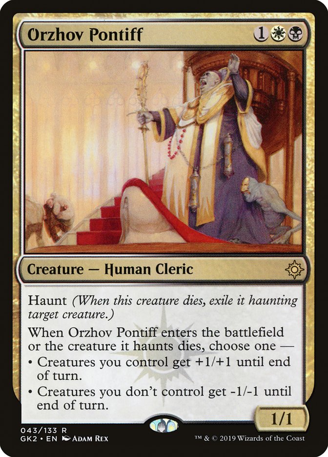 Orzhov Pontiff [Ravnica Allegiance Guild Kit] | Gamers Paradise