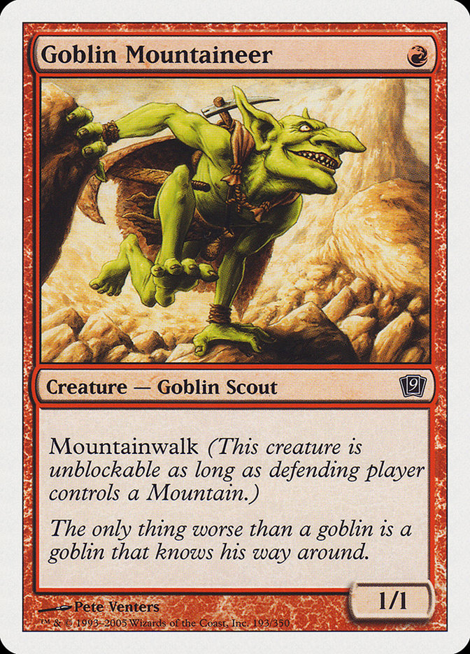 Goblin Mountaineer [Ninth Edition] | Gamers Paradise