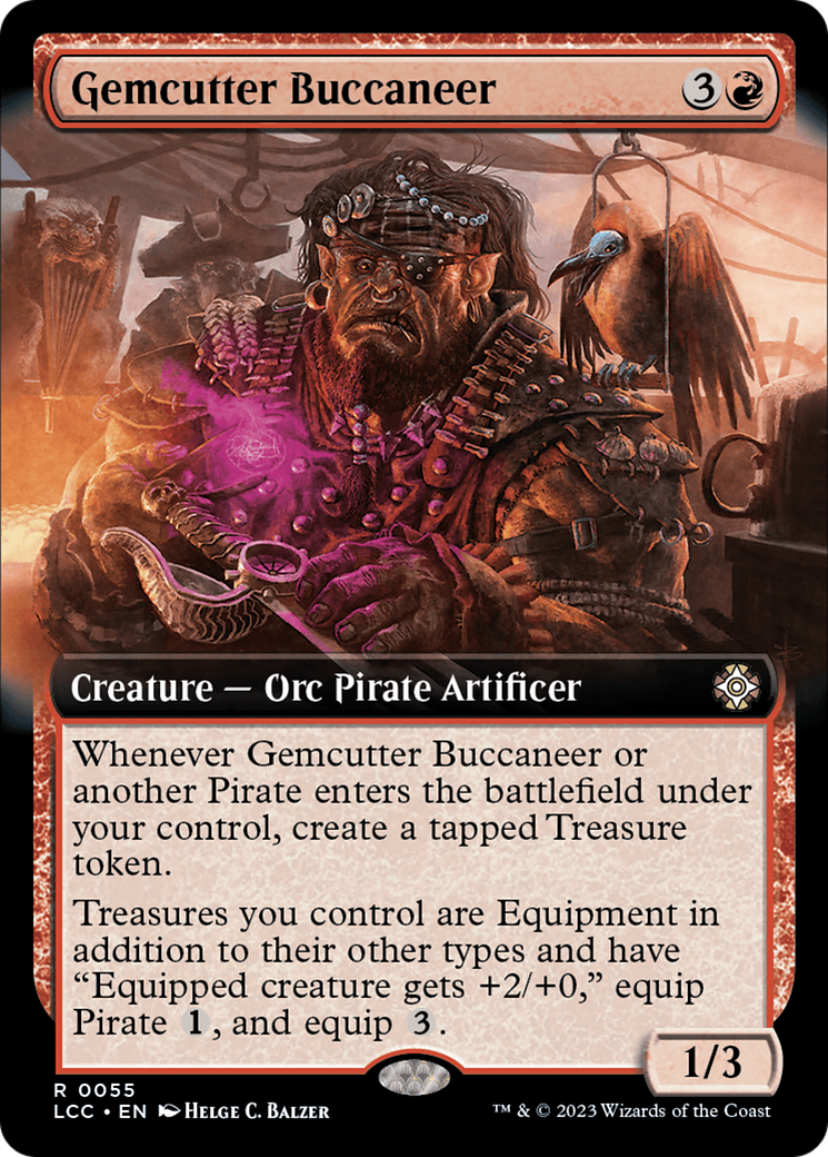 Gemcutter Buccaneer (Extended Art) [The Lost Caverns of Ixalan Commander] | Gamers Paradise