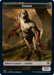 Zombie // Zombie Army Double-Sided Token [Starter Commander Decks] | Gamers Paradise