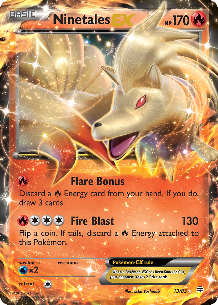 Ninetales EX (13/83) [XY: Generations] | Gamers Paradise