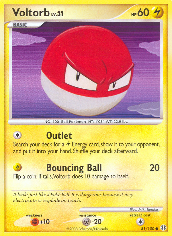 Voltorb (81/100) [Diamond & Pearl: Stormfront] | Gamers Paradise