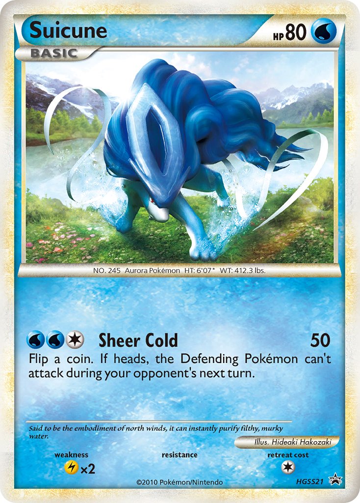 Suicune (HGSS21) [HeartGold & SoulSilver: Black Star Promos] | Gamers Paradise