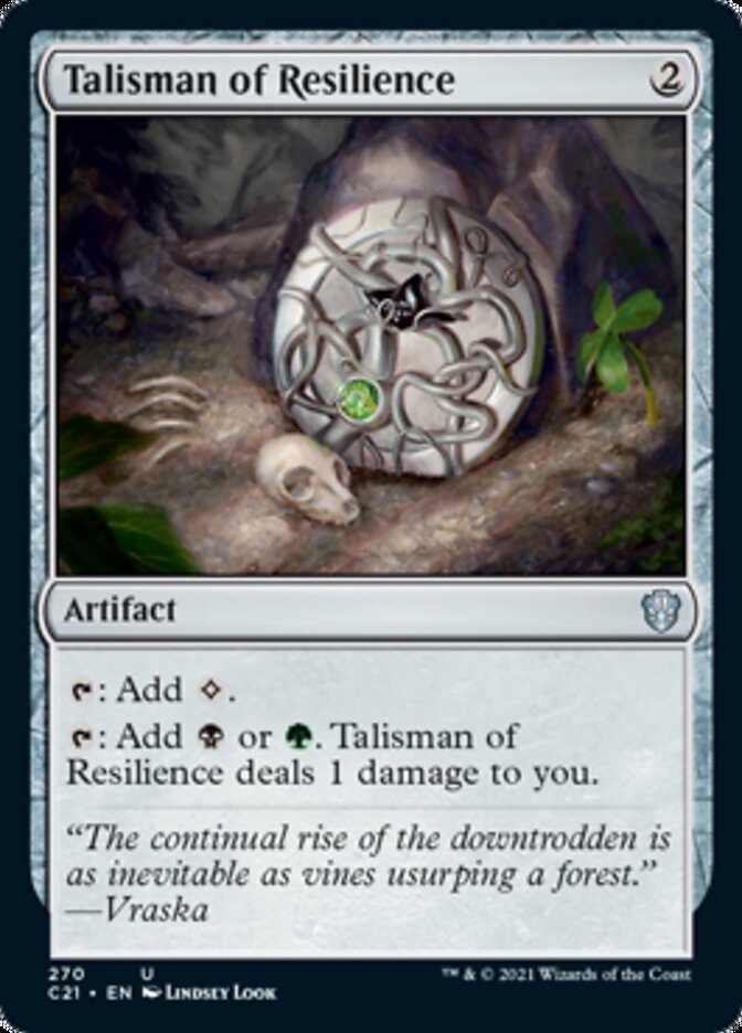 Talisman of Resilience [Commander 2021] | Gamers Paradise