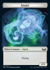 Devil // Spirit Double-Sided Token [Streets of New Capenna Tokens] | Gamers Paradise