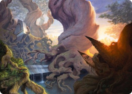 Yavimaya, Cradle of Growth Art Card [Modern Horizons 2 Art Series] | Gamers Paradise