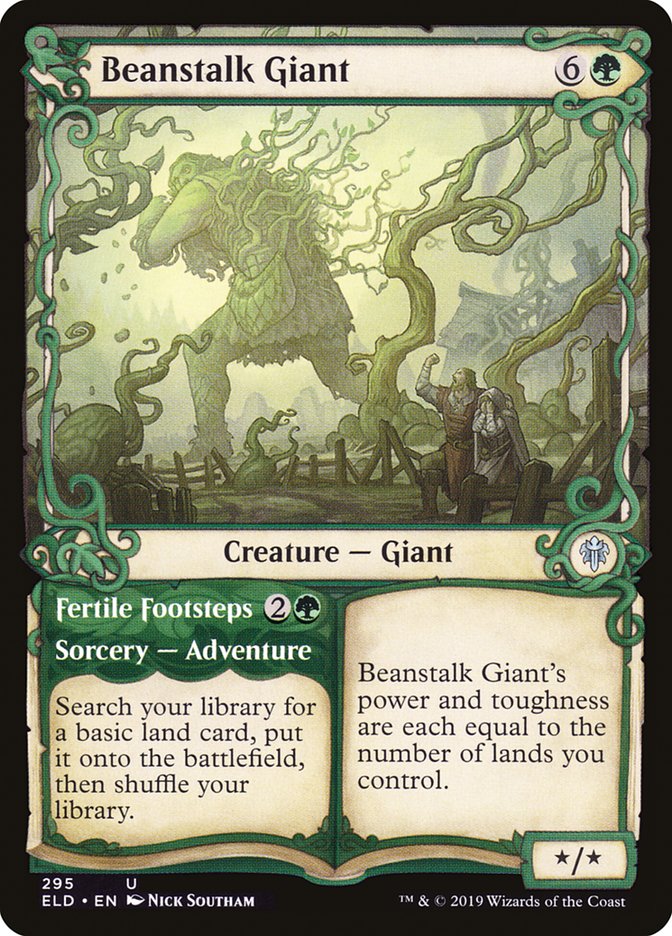 Beanstalk Giant // Fertile Footsteps (Showcase) [Throne of Eldraine] | Gamers Paradise