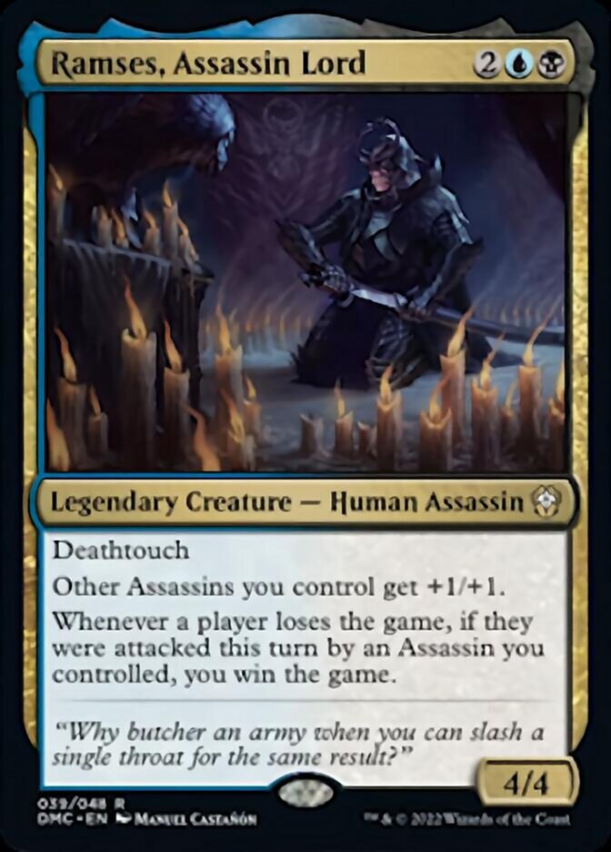 Ramses, Assassin Lord [Dominaria United Commander] | Gamers Paradise