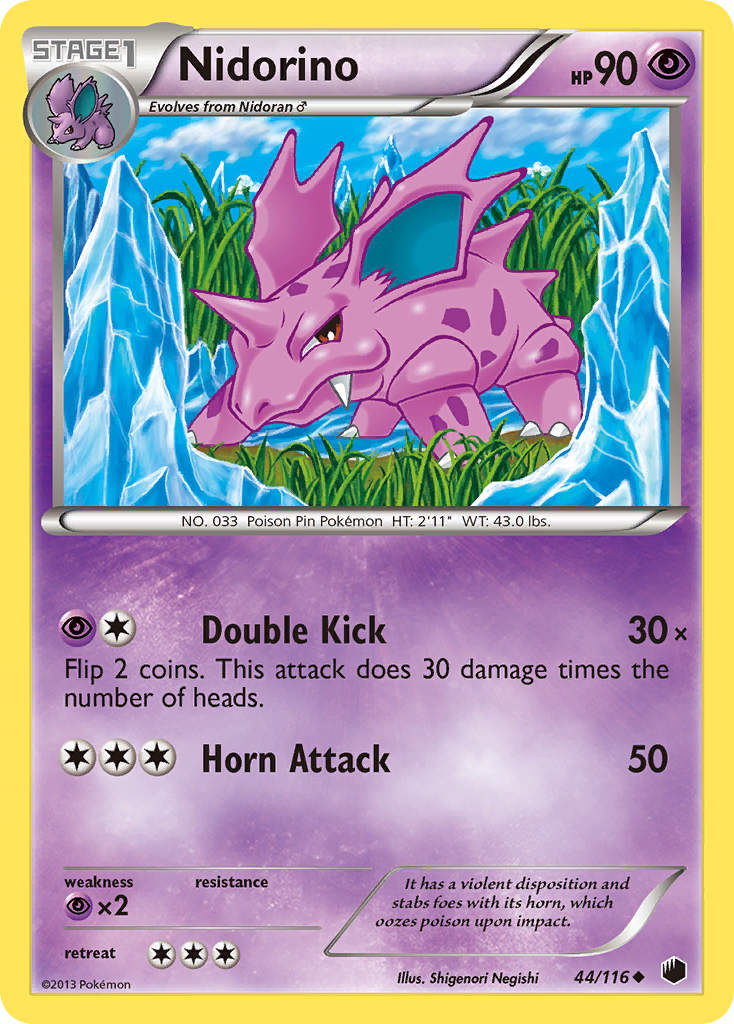 Nidorino (44/116) [Black & White: Plasma Freeze] | Gamers Paradise