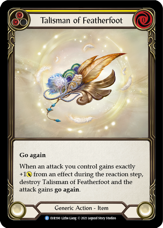 Talisman of Featherfoot [EVR190] (Everfest)  1st Edition Cold Foil | Gamers Paradise