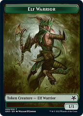 Soldier // Elf Warrior Double-Sided Token [Game Night: Free-for-All Tokens] | Gamers Paradise