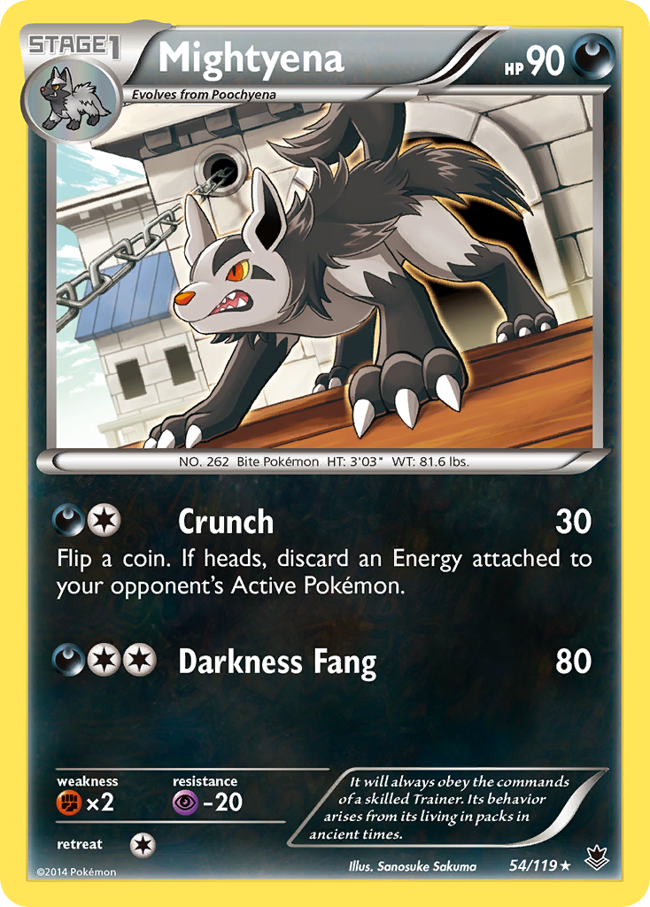 Mightyena (54/119) [XY: Phantom Forces] | Gamers Paradise