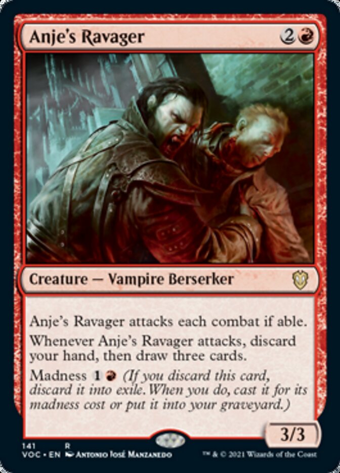 Anje's Ravager [Innistrad: Crimson Vow Commander] | Gamers Paradise