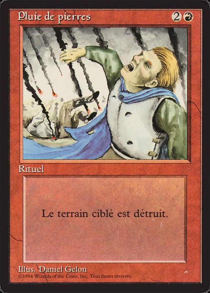 Stone Rain [Foreign Black Border] | Gamers Paradise