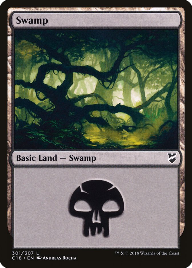 Swamp (301) [Commander 2018] | Gamers Paradise