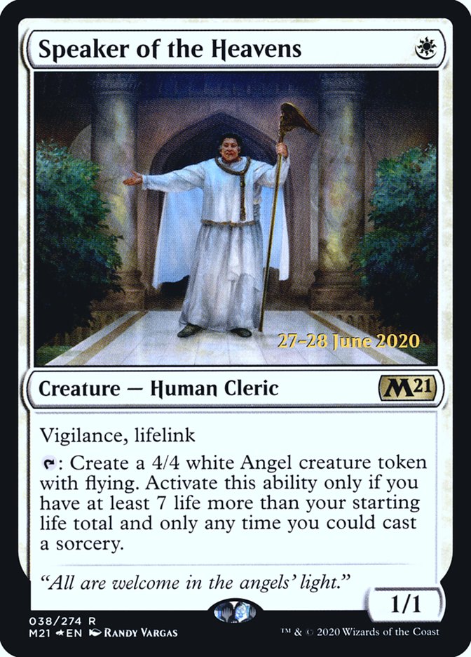 Speaker of the Heavens [Core Set 2021 Prerelease Promos] | Gamers Paradise