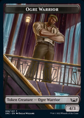 Ogre Warrior // Citizen Double-Sided Token [Streets of New Capenna Tokens] | Gamers Paradise
