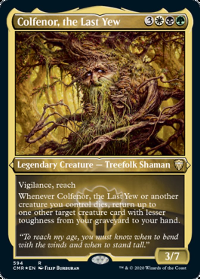 Colfenor, the Last Yew (Etched) [Commander Legends] | Gamers Paradise