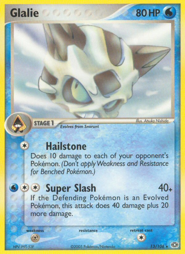 Glalie (13/106) [EX: Emerald] | Gamers Paradise